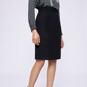 NWT Marella CAPRI Pencil Skirt Navy Blue SZ 6